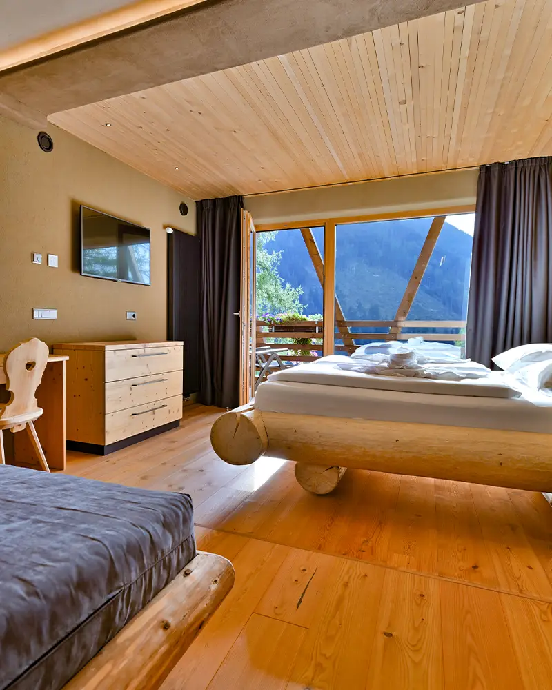 Bio Rosengarten Design Zimmer im Hotel Diana