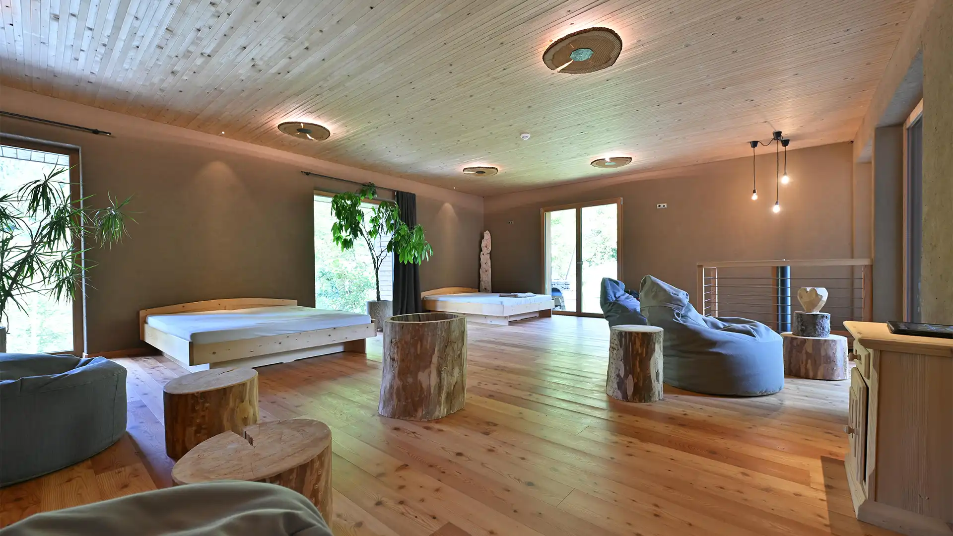 Ruhe Raum im Hotel Diana für Sauna, Yoga und Entspannung